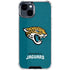 NFL Jacksonville Jaguars Teal Distressed iPhone 15 Clear Case