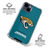 NFL Jacksonville Jaguars Teal Distressed iPhone 15 Clear Case