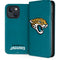 NFL Jacksonville Jaguars Teal Distressed iPhone 15 Folio Case