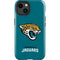 NFL Jacksonville Jaguars Teal Distressed iPhone 15 Impact Case