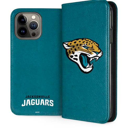 NFL Jacksonville Jaguars Teal Distressed iPhone Cases