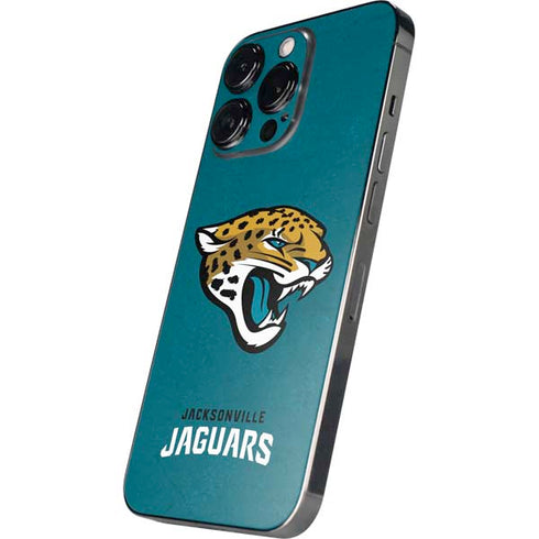 NFL Jacksonville Jaguars Teal Distressed iPhone 15 Pro Max Skin