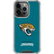 NFL Jacksonville Jaguars Teal Distressed iPhone 16 Pro Clear Case
