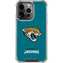 NFL Jacksonville Jaguars Teal Distressed iPhone 16 Pro Clear Case