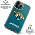 NFL Jacksonville Jaguars Teal Distressed iPhone 16 Pro Clear Case