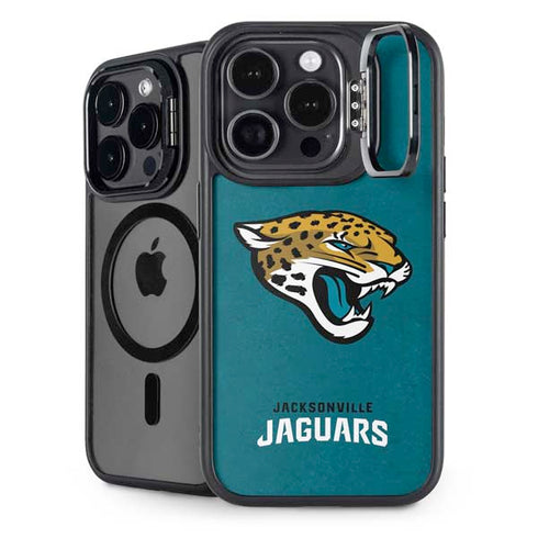 NFL Jacksonville Jaguars Teal Distressed iPhone 16 Pro Kickstand Case