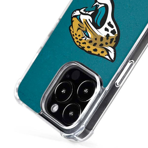 NFL Jacksonville Jaguars Teal Distressed iPhone 16 Pro MagSafe Case