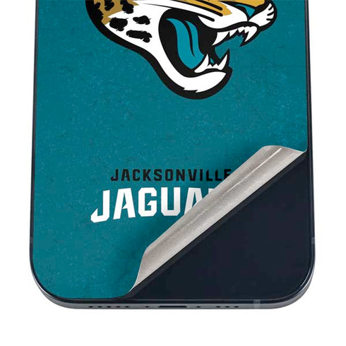 NFL Jacksonville Jaguars Teal Distressed iPhone 16 Skin