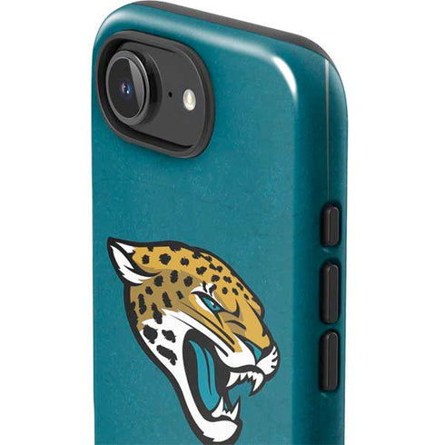 NFL Jacksonville Jaguars Teal Distressed iPhone 16e Impact Case