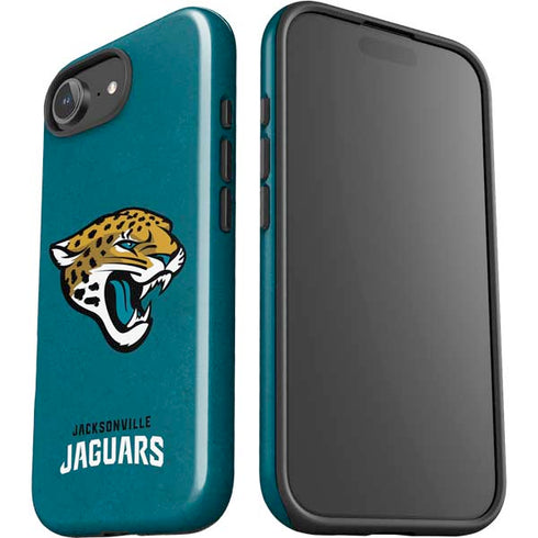 NFL Jacksonville Jaguars Teal Distressed iPhone 16e Impact Case