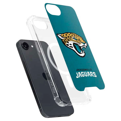 NFL Jacksonville Jaguars Teal Distressed iPhone 16e MagSafe Case