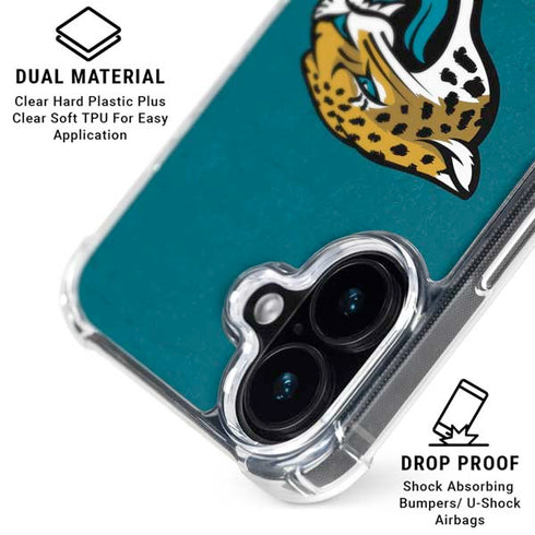 NFL Jacksonville Jaguars Teal Distressed iPhone 17 MagSafe Case