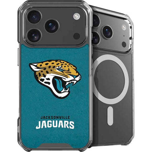 NFL Jacksonville Jaguars Teal Distressed iPhone 18 Pro Max MagSafe Case