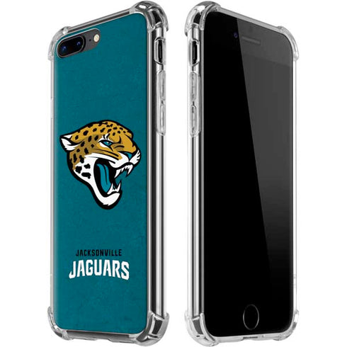 NFL Jacksonville Jaguars Teal Distressed iPhone Cases