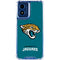 NFL Jacksonville Jaguars Teal Distressed Moto G 5G (2024) Clear Case