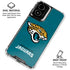 NFL Jacksonville Jaguars Teal Distressed Moto G Power 5G (2024) Clear Case
