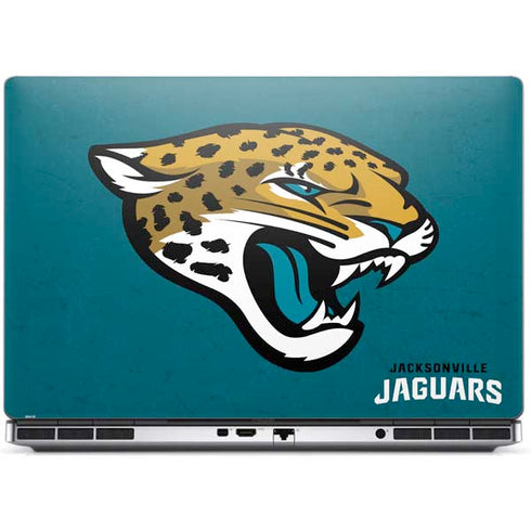 NFL Jacksonville Jaguars Teal Distressed Dell Precision Skin