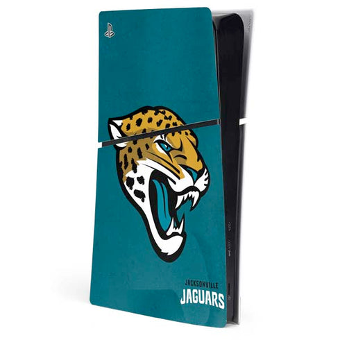 NFL Jacksonville Jaguars Teal Distressed PlayStation PS5 Skins