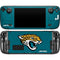 NFL Jacksonville Jaguars Teal Distressed Steam Deck Handheld Gaming Computer OLED Skin