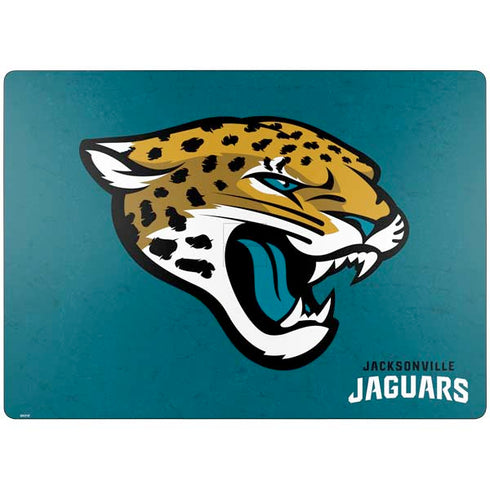 NFL Jacksonville Jaguars Teal Distressed Surface Laptop 7 13.8in Skin