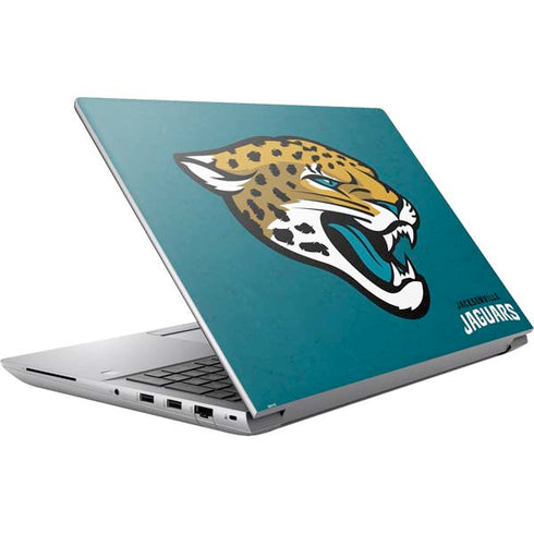 NFL Jacksonville Jaguars Teal Distressed HP ZBook Fury 16 G10 Skin