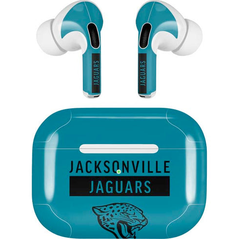 NFL Jacksonville Jaguars Teal Performance Series AirPods Skins