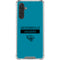 NFL Jacksonville Jaguars Teal Performance Series Galaxy A17 Clear Case
