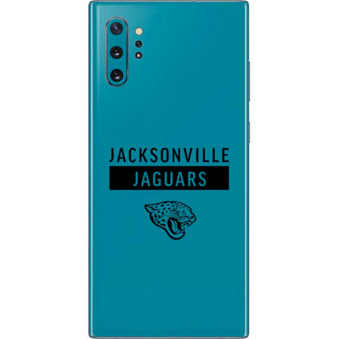 NFL Jacksonville Jaguars Teal Performance Series Galaxy Note 10 Plus Skin