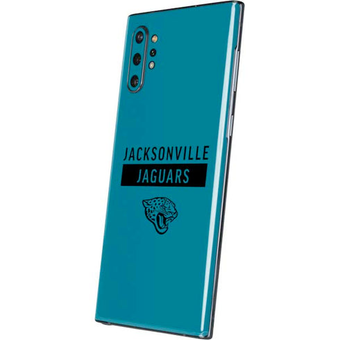 NFL Jacksonville Jaguars Teal Performance Series Galaxy Note 10 Plus Skin