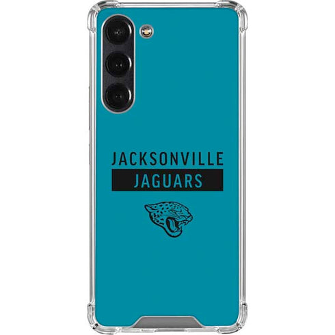 NFL Jacksonville Jaguars Teal Performance Series Galaxy S24 FE Clear Case