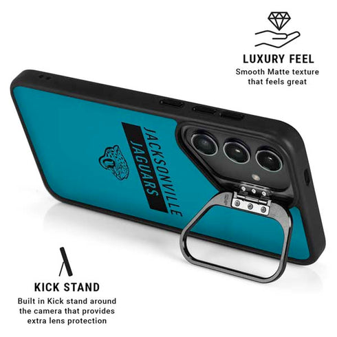 NFL Jacksonville Jaguars Teal Performance Series Galaxy S25 Kickstand Case