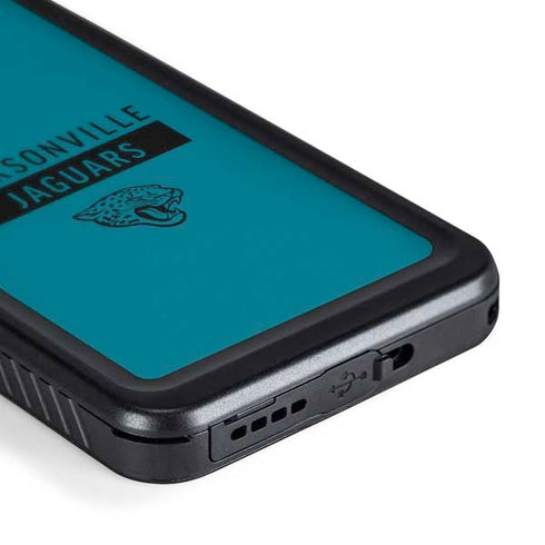 NFL Jacksonville Jaguars Teal Performance Series Galaxy S24 Plus Waterproof Case