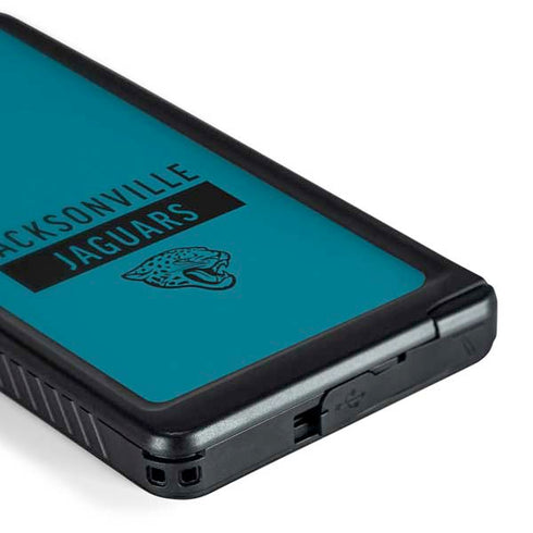 NFL Jacksonville Jaguars Teal Performance Series Galaxy S24 Ultra Waterproof Case
