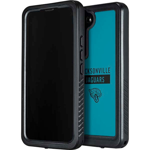 NFL Jacksonville Jaguars Teal Performance Series Galaxy S24 Waterproof Case