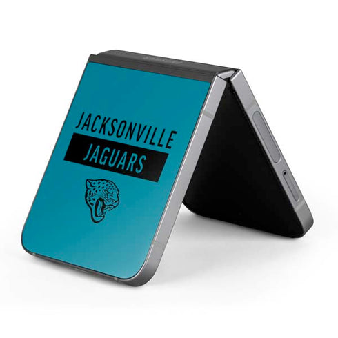 NFL Jacksonville Jaguars Teal Performance Series Galaxy Z Flip6 Skin