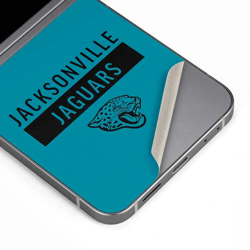 NFL Jacksonville Jaguars Teal Performance Series Galaxy Z Flip6 Skin