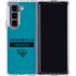 NFL Jacksonville Jaguars Teal Performance Series Galaxy Z Fold5 5G Clear Case