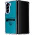 NFL Jacksonville Jaguars Teal Performance Series Galaxy Z Fold5 5G Clear Case