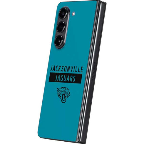 NFL Jacksonville Jaguars Teal Performance Series Galaxy Z Fold5 5G Skin