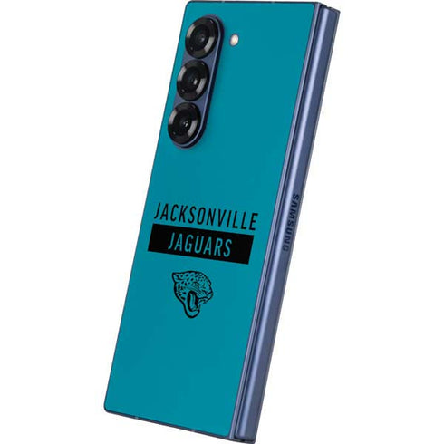 NFL Jacksonville Jaguars Teal Performance Series Galaxy Z Fold6 Skin