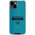 NFL Jacksonville Jaguars Teal Performance Series iPhone 15 Clear Case
