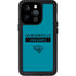 NFL Jacksonville Jaguars Teal Performance Series iPhone 15 Pro Waterproof Case