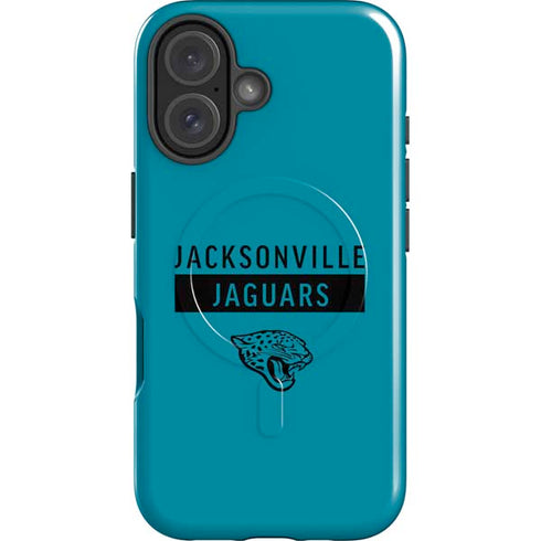 NFL Jacksonville Jaguars Teal Performance Series iPhone 16 Magsafe Impact Case