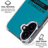 NFL Jacksonville Jaguars Teal Performance Series iPhone 16 Plus Clear Case