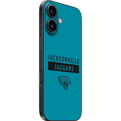 NFL Jacksonville Jaguars Teal Performance Series iPhone 16 Plus Skin
