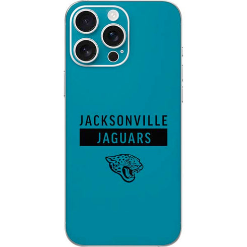 NFL Jacksonville Jaguars Teal Performance Series iPhone 16 Pro Max Skin