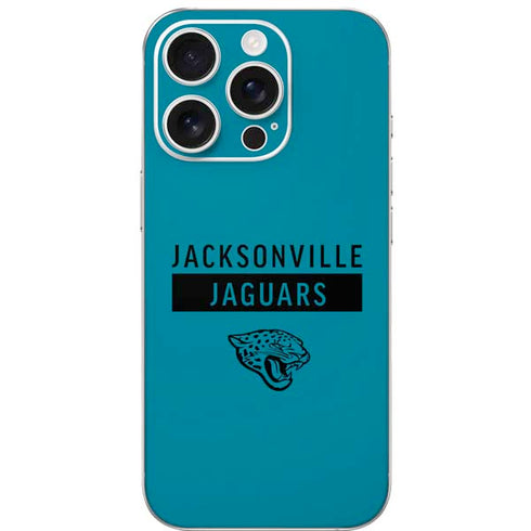 NFL Jacksonville Jaguars Teal Performance Series iPhone 16 Pro Skin