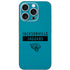 NFL Jacksonville Jaguars Teal Performance Series iPhone 16 Pro Skin