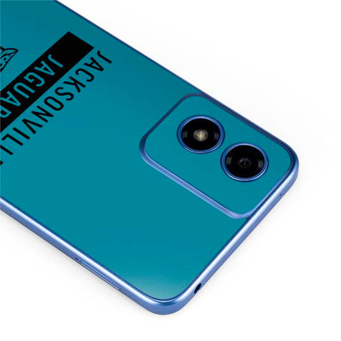NFL Jacksonville Jaguars Teal Performance Series Moto G Play 4G (2024) Skin