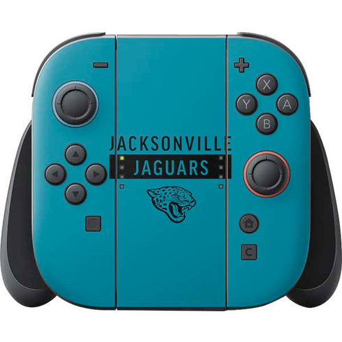NFL Jacksonville Jaguars Teal Performance Series Nintendo Skins